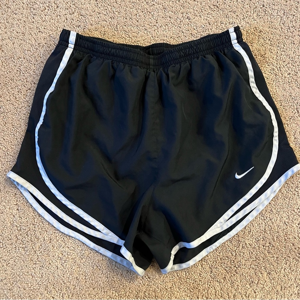 Black & White NIKE Dri-Fit Shorts